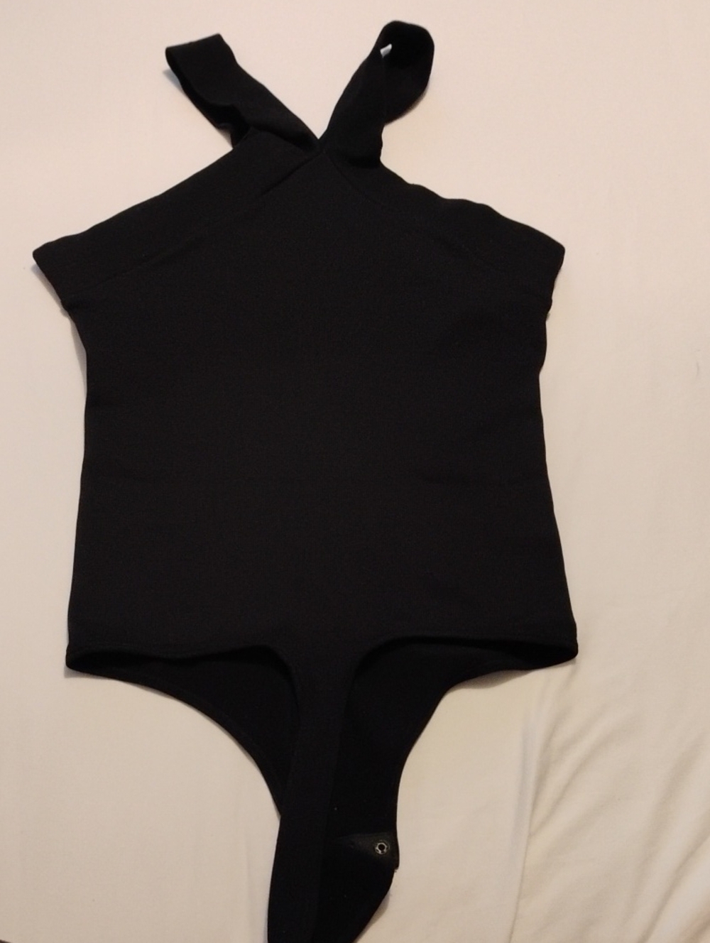 Women's Crisscross Neck Tommy Control . Snap Bottom.